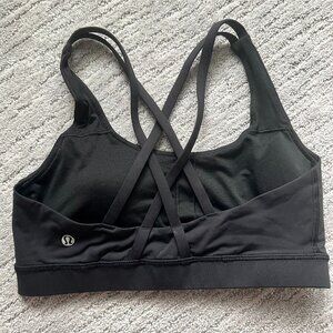 Lululemon Energy Sports Bra- Size 6 in Black